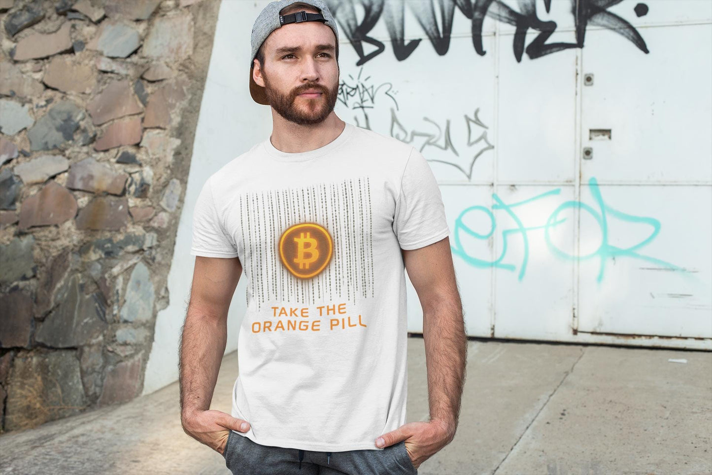 Take The Orange Pill Bitcoin T-Shirt