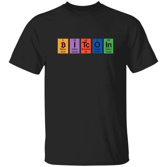 Bitcoin Periodic Table Crypto T Shirt Unisex