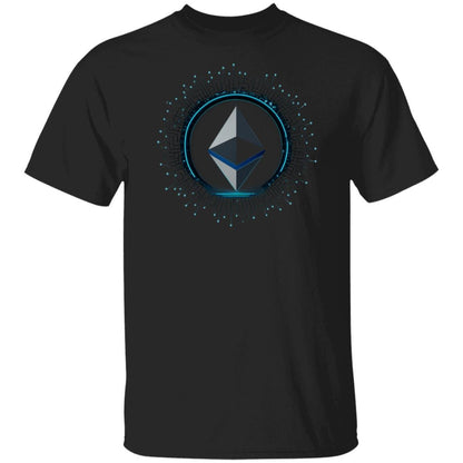 Futuristic Ethereum T-Shirt – Minimalist Crypto Apparel