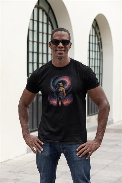 Astronaut Galaxy T-Shirt – Space Explorer Heavyweight Unisex Tee | 100% USA Cotton | Cosmic Sci-Fi Gift for Space Lovers