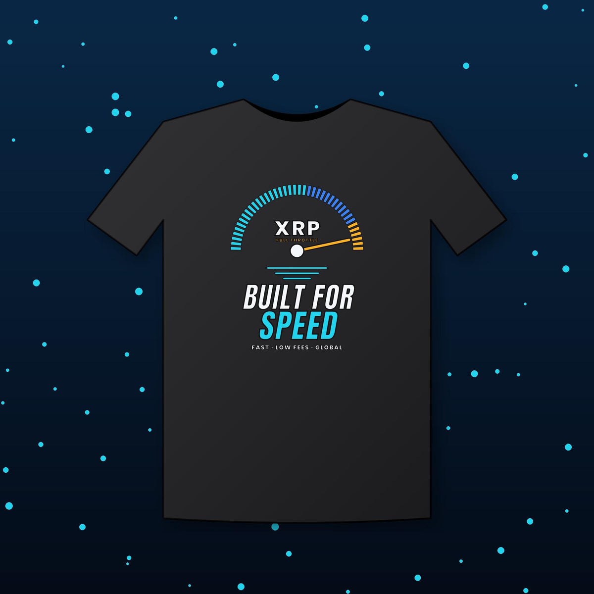XRP Shirt, XRP Built For Speed Crypto T-Shirt, XRP Holder Gift, Cryptocurrency Tee, Crypto Investor Gift, Altcoin Shirt