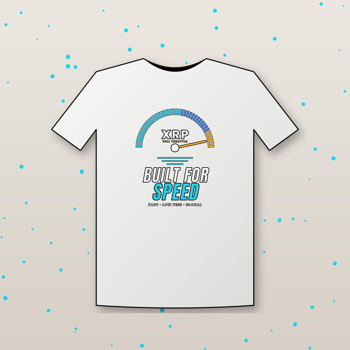 XRP Shirt, XRP Built For Speed Crypto T-Shirt, XRP Holder Gift, Cryptocurrency Tee, Crypto Investor Gift, Altcoin Shirt