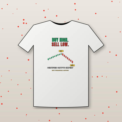 Buy High Sell Low Shirt, Funny Crypto T-Shirt, Day Trader Gift, Stock Market Humor Tee, Crypto Investor Shirt, Trading Meme Tee