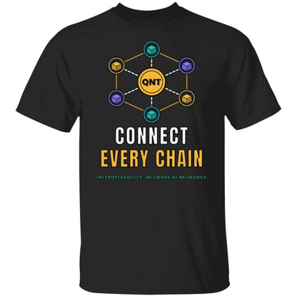 QNT Shirt, Quant Crypto T-Shirt, Connect Every Chain, QNT Holder Gift, Interoperability Tee, Blockchain Shirt, Crypto Investor Gift