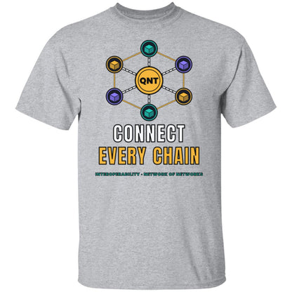 QNT Shirt, Quant Crypto T-Shirt, Connect Every Chain, QNT Holder Gift, Interoperability Tee, Blockchain Shirt, Crypto Investor Gift