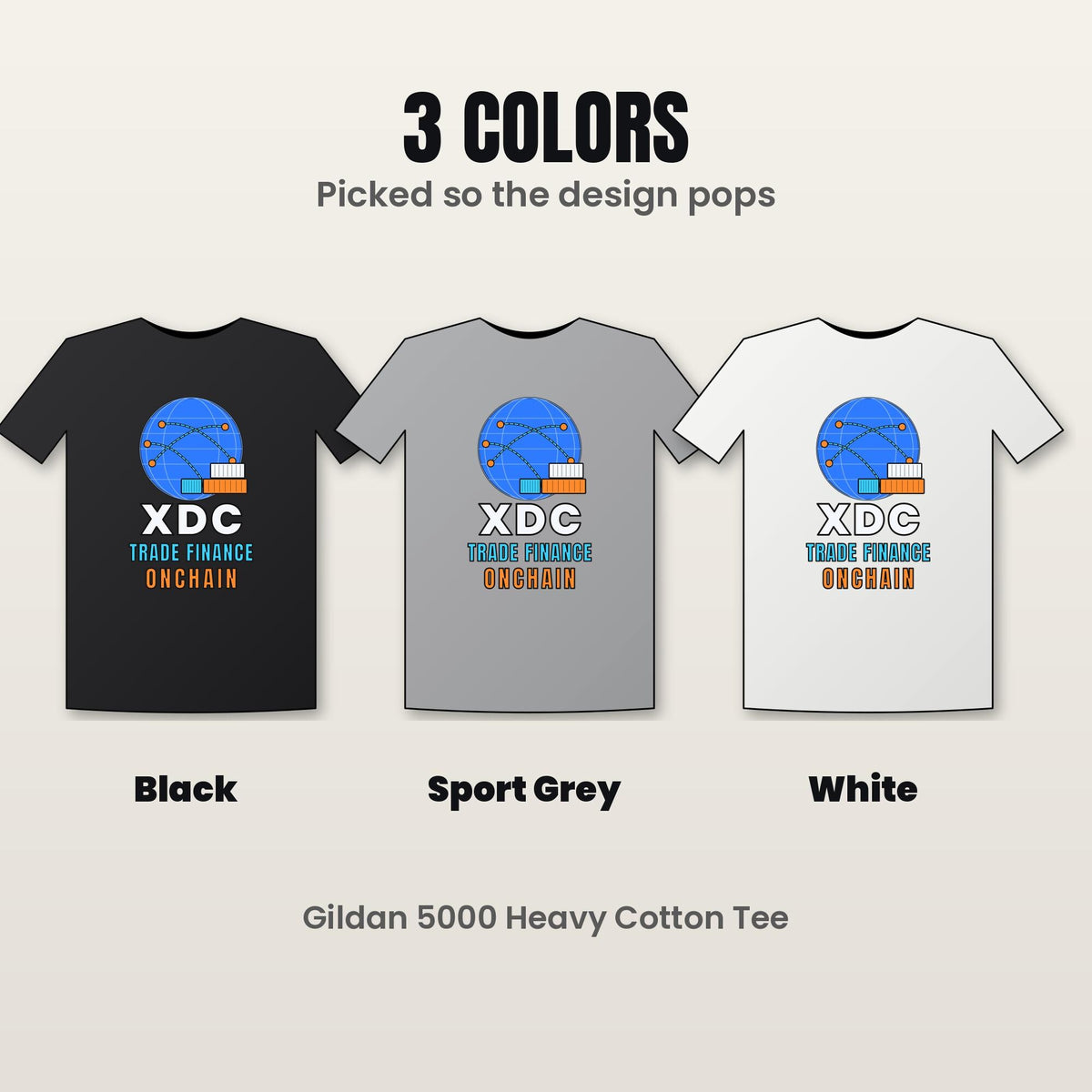 XDC Shirt, Trade Finance Onchain Crypto T-Shirt, XDC Network Holder Gift, Real World Asset Tee, Blockchain Shirt, Crypto Investor Gift