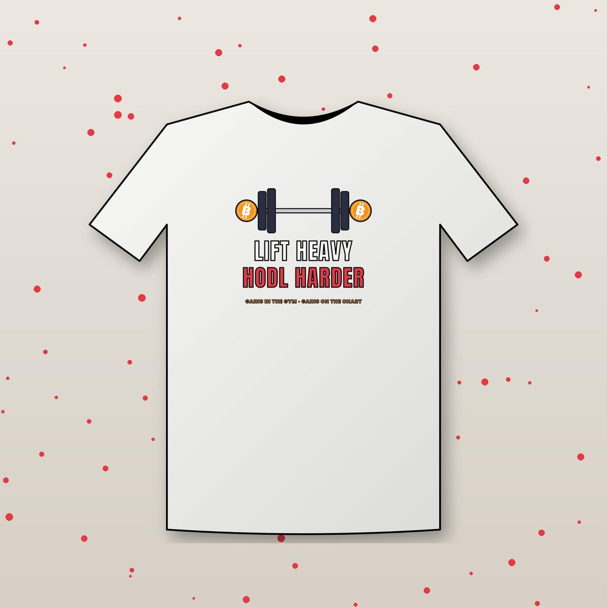 Lift Heavy Hodl Harder Shirt, Bitcoin Gym T-Shirt, Crypto Workout Tee, Weightlifting Gift, Funny Crypto Gym Shirt