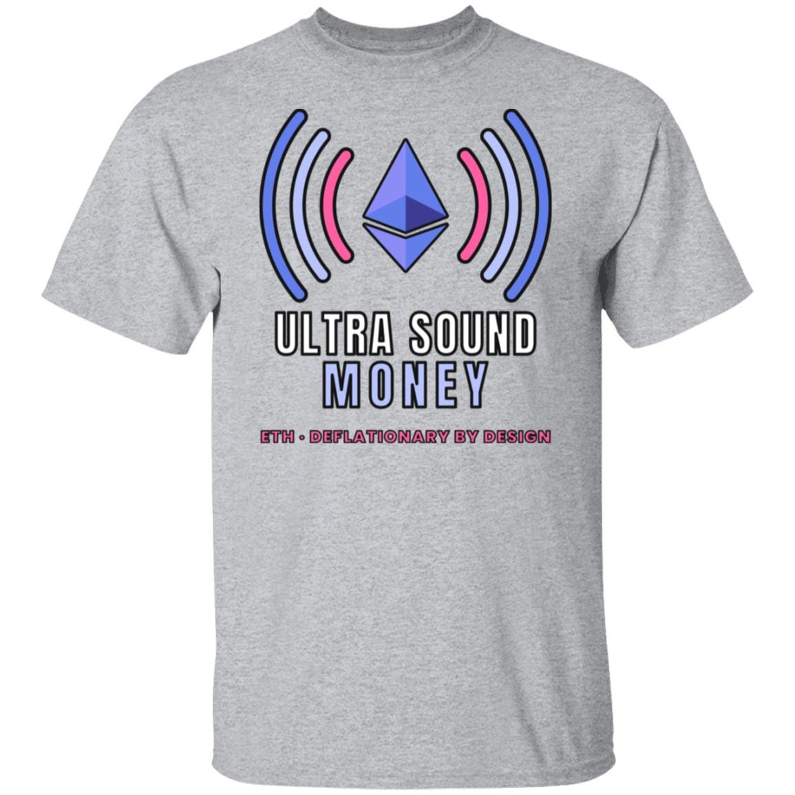 Ultra Sound Money Shirt, Ethereum T-Shirt, ETH Crypto Tee, Crypto Investor Gift, Ethereum Gift For Him, Blockchain Shirt