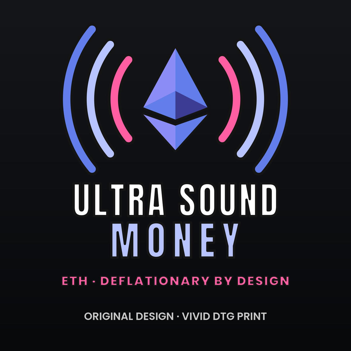 Ultra Sound Money Long Sleeve Shirt, Ethereum Tee, ETH Crypto Shirt, Crypto Investor Gift, Blockchain Gift
