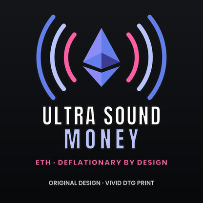 Ultra Sound Money Long Sleeve Shirt, Ethereum Tee, ETH Crypto Shirt, Crypto Investor Gift, Blockchain Gift