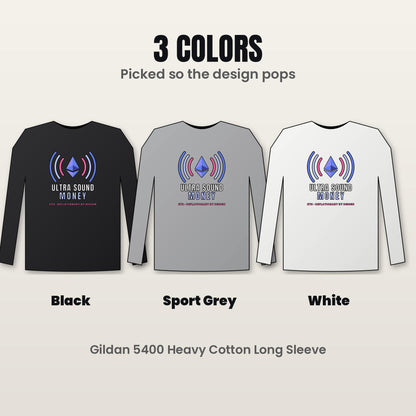 Ultra Sound Money Long Sleeve Shirt, Ethereum Tee, ETH Crypto Shirt, Crypto Investor Gift, Blockchain Gift