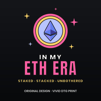 In My ETH Era Shirt, Ethereum T-Shirt, Retro Crypto Tee, Crypto Girl Gift, Ethereum Gift, Trendy Eras Crypto Shirt