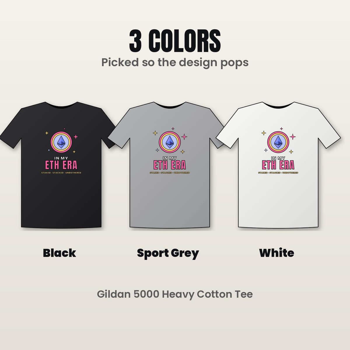 In My ETH Era Shirt, Ethereum T-Shirt, Retro Crypto Tee, Crypto Girl Gift, Ethereum Gift, Trendy Eras Crypto Shirt