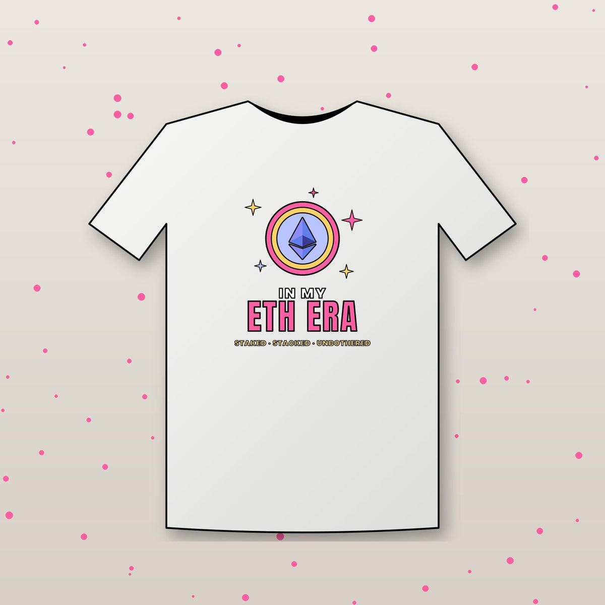 In My ETH Era Shirt, Ethereum T-Shirt, Retro Crypto Tee, Crypto Girl Gift, Ethereum Gift, Trendy Eras Crypto Shirt