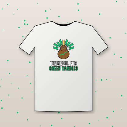 Thankful For Green Candles Shirt, Funny Thanksgiving Crypto T-Shirt, Turkey Trader Tee, Stock Market Thanksgiving Gift