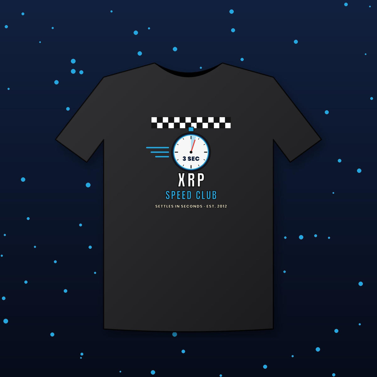 XRP Speed Club Shirt, XRP T-Shirt, Retro Racing Crypto Tee, XRP Army Gift, Crypto Investor Gift, Altcoin Shirt