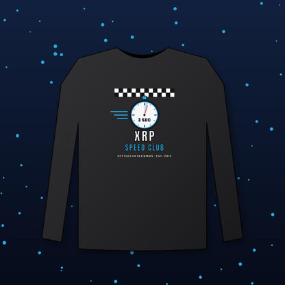 XRP Speed Club Long Sleeve Shirt, XRP Tee, Retro Racing Crypto Shirt, XRP Army Gift
