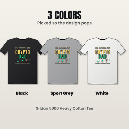 Crypto Dad Shirt, Funny Bitcoin Dad T-Shirt, Crypto Trader Dad Tee, Fathers Day Crypto Gift, Christmas Gift For Dad