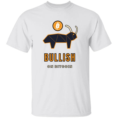 Bitcoin Bull Shirt, Bullish On Bitcoin T-Shirt, Crypto Bull Market Tee, Bitcoin Gift For Men, Crypto Trader Gift