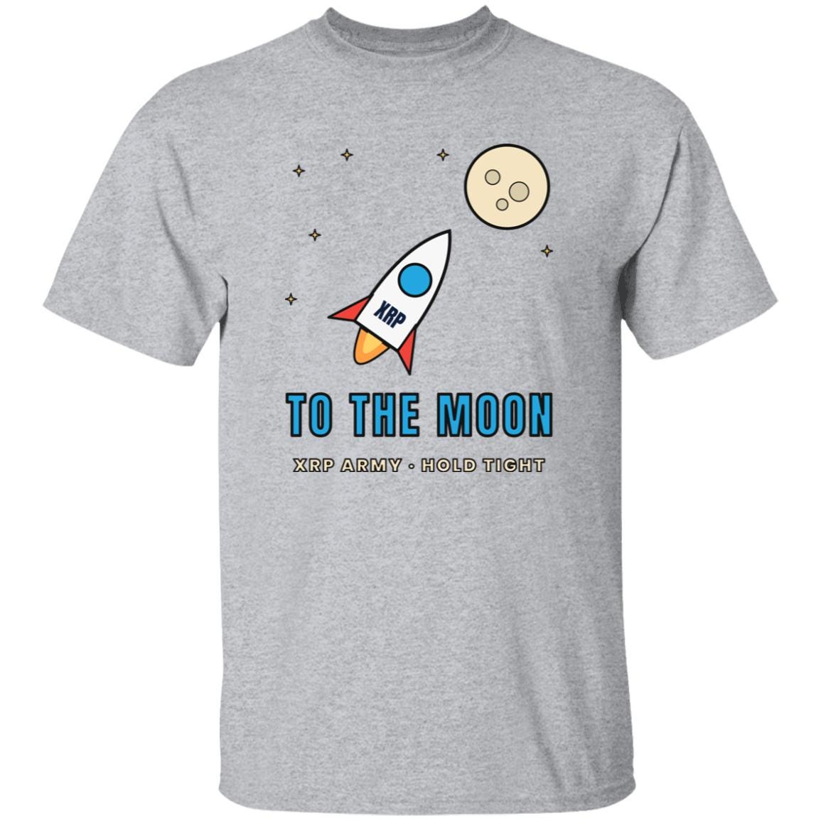 XRP To The Moon Shirt, Army T-Shirt, Rocket Crypto Tee, Altcoin Holder Gift, Crypto Investor Gift, Ripple Fan Shirt