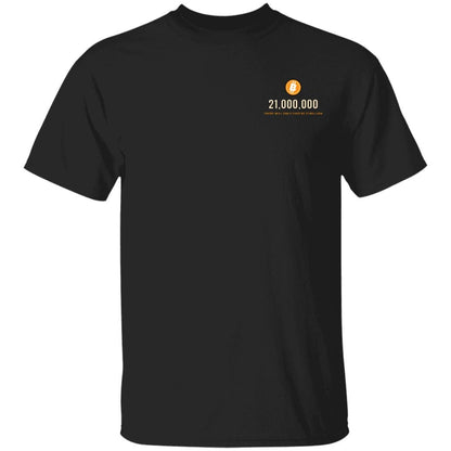 Bitcoin 21 Million Shirt, Minimalist Bitcoin T-Shirt, Small Chest BTC Tee, Crypto Gift For Men, Bitcoin Supply Shirt