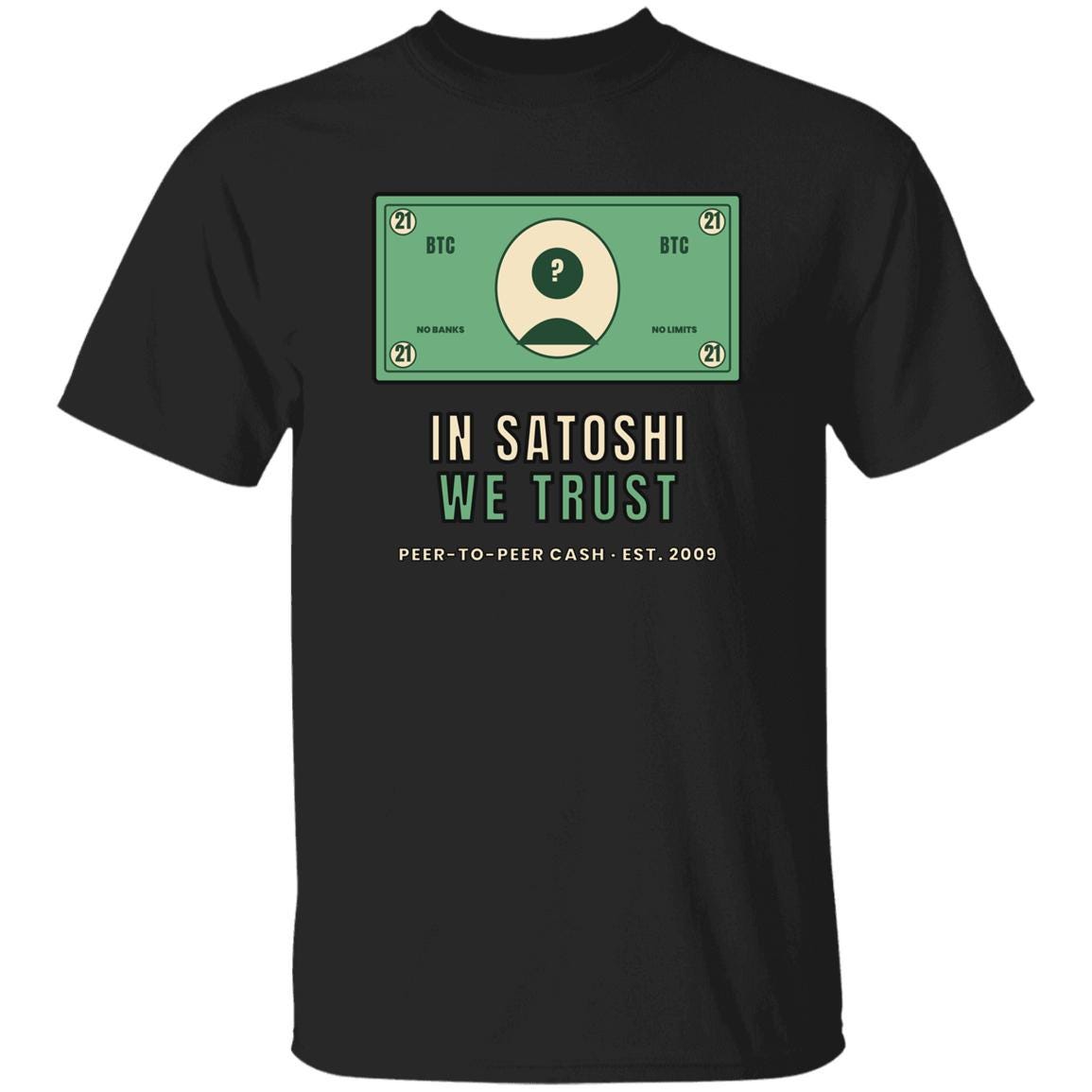 In Satoshi We Trust Shirt, Bitcoin Banknote T-Shirt, Funny Bitcoin Tee, Crypto Gift For Men, Satoshi Nakamoto Shirt