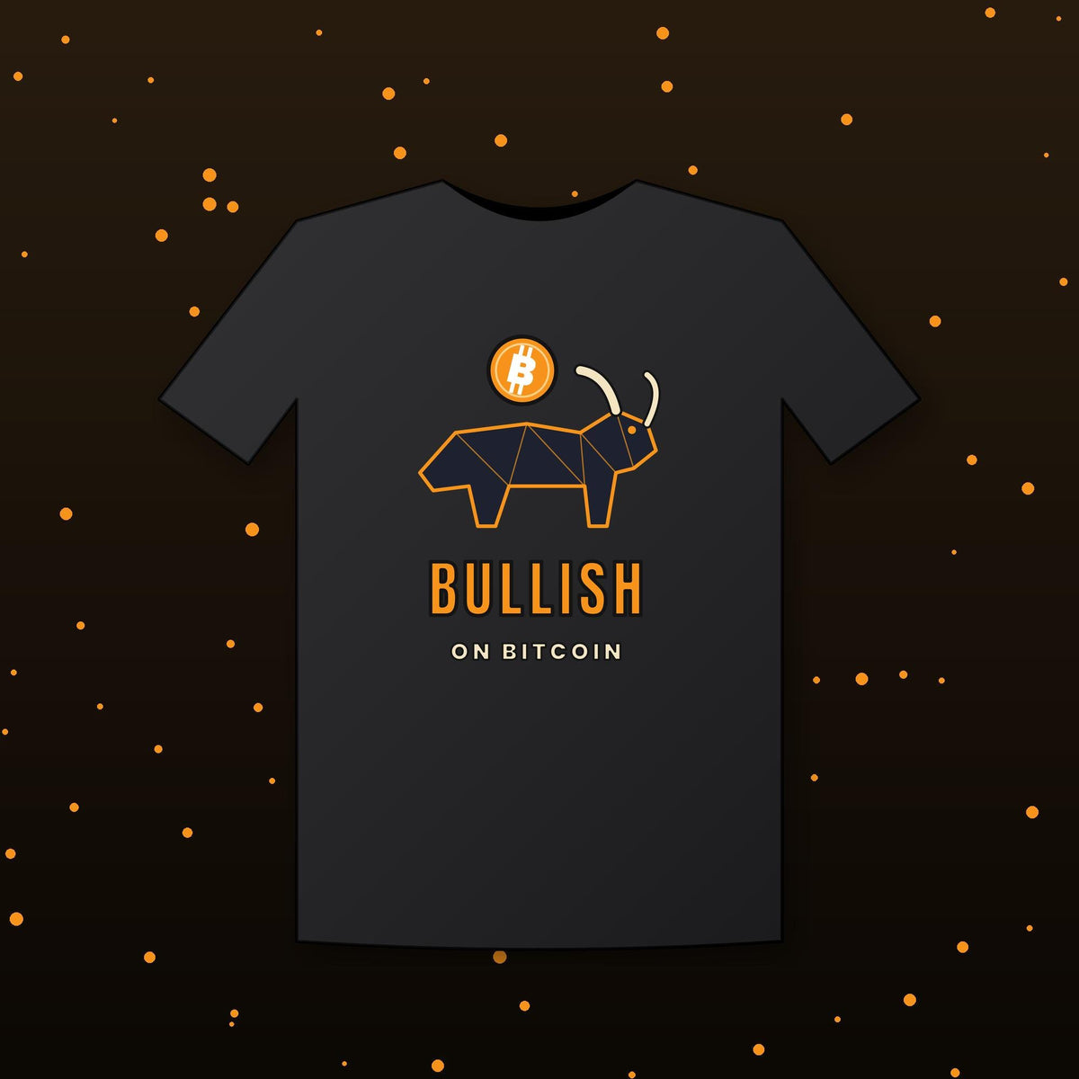 Bitcoin Bull Shirt, Bullish On Bitcoin T-Shirt, Crypto Bull Market Tee, Bitcoin Gift For Men, Crypto Trader Gift