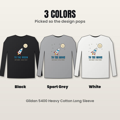 XRP To The Moon Long Sleeve Shirt, Army Tee, Rocket Crypto Shirt, Altcoin Holder Gift