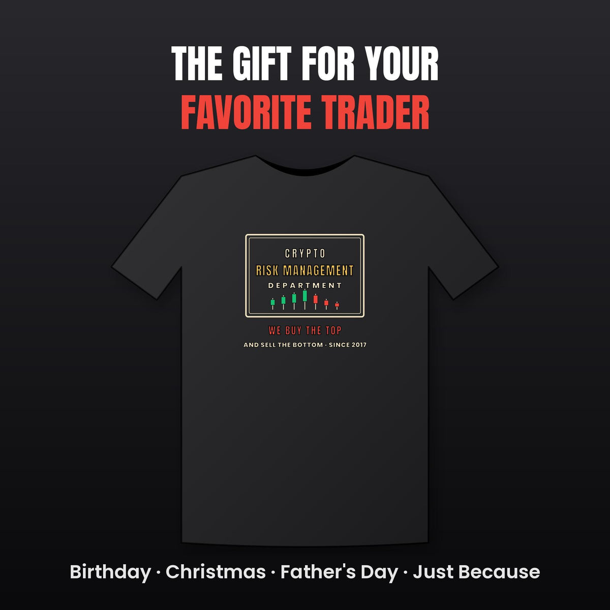 Crypto Risk Management Department Shirt, Funny Crypto T-Shirt, Buy The Top Tee, Trader Gift, Finance Humor Shirt