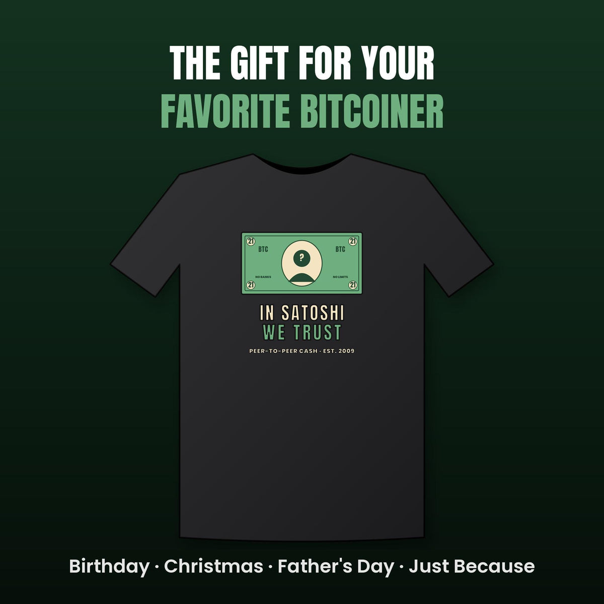 In Satoshi We Trust Shirt, Bitcoin Banknote T-Shirt, Funny Bitcoin Tee, Crypto Gift For Men, Satoshi Nakamoto Shirt