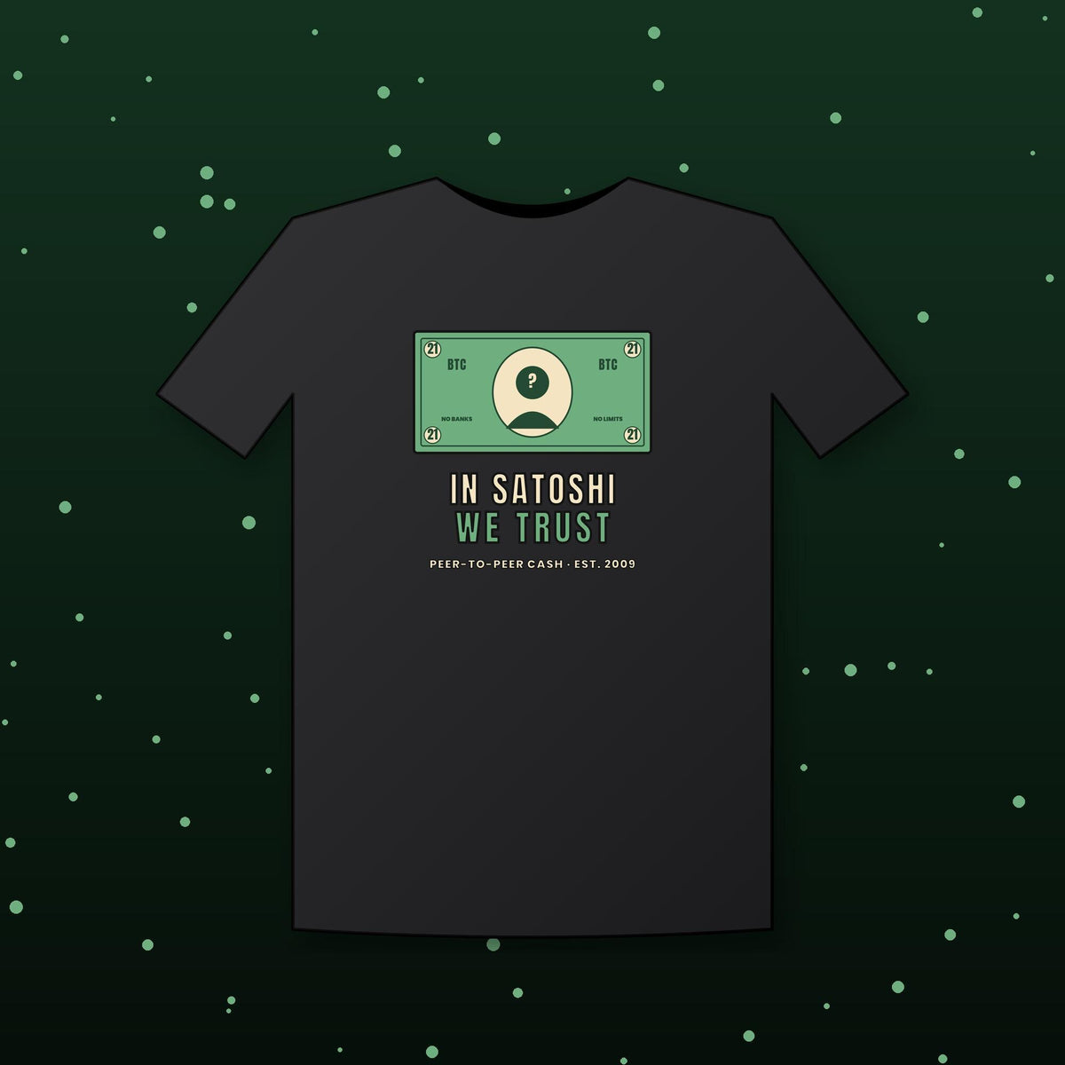 In Satoshi We Trust Shirt, Bitcoin Banknote T-Shirt, Funny Bitcoin Tee, Crypto Gift For Men, Satoshi Nakamoto Shirt