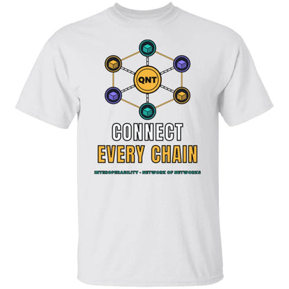 QNT Shirt, Quant Crypto T-Shirt, Connect Every Chain, QNT Holder Gift, Interoperability Tee, Blockchain Shirt, Crypto Investor Gift