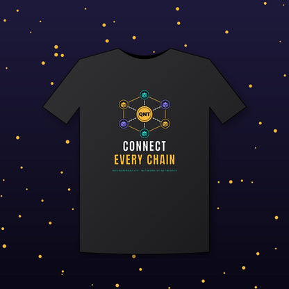 QNT Shirt, Quant Crypto T-Shirt, Connect Every Chain, QNT Holder Gift, Interoperability Tee, Blockchain Shirt, Crypto Investor Gift