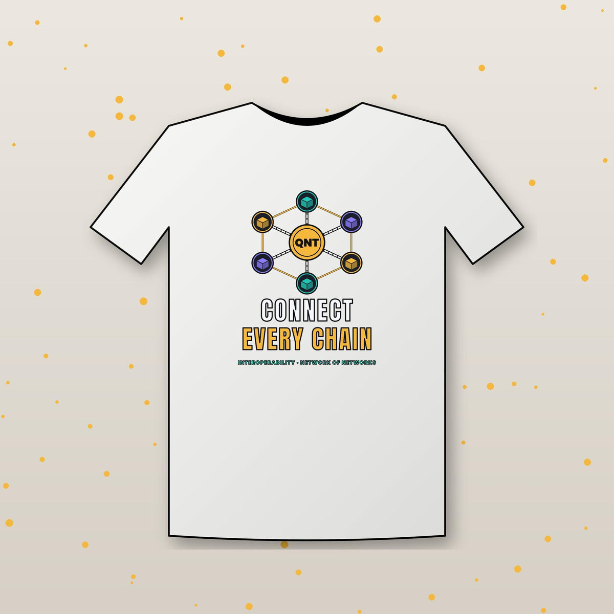 QNT Shirt, Quant Crypto T-Shirt, Connect Every Chain, QNT Holder Gift, Interoperability Tee, Blockchain Shirt, Crypto Investor Gift