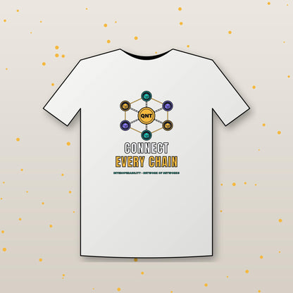 QNT Shirt, Quant Crypto T-Shirt, Connect Every Chain, QNT Holder Gift, Interoperability Tee, Blockchain Shirt, Crypto Investor Gift