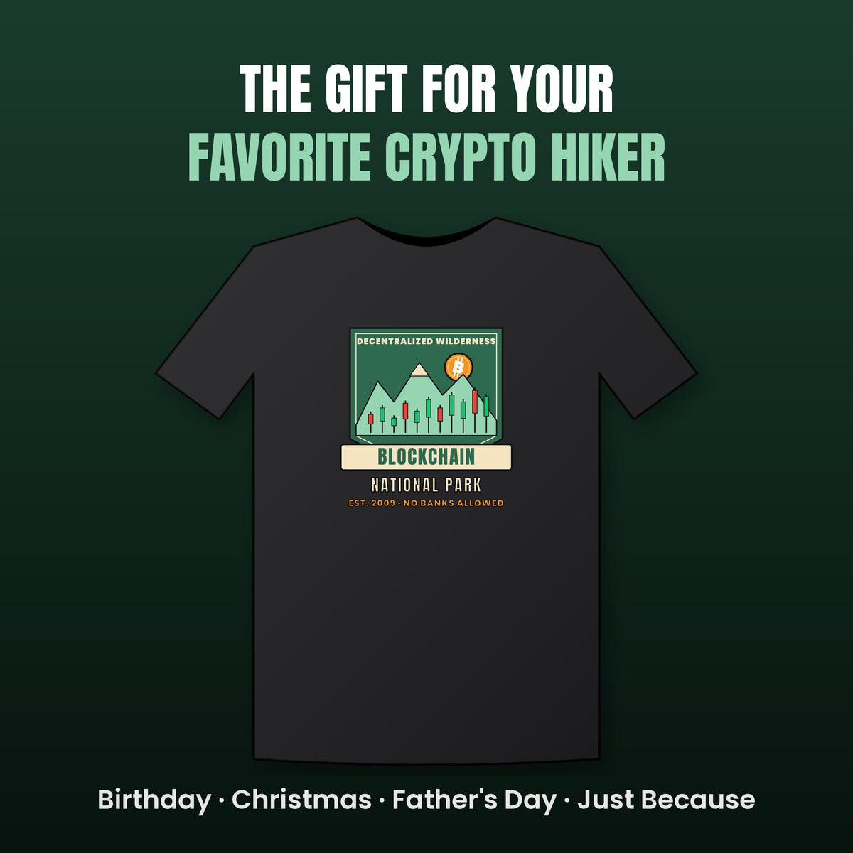 Blockchain National Park Shirt, Funny Bitcoin T-Shirt, Vintage Park Badge Crypto Tee, Hiking Crypto Gift, Crypto Investor Gift
