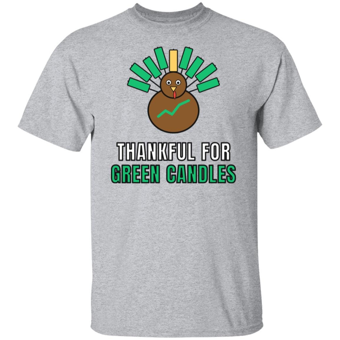 Thankful For Green Candles Shirt, Funny Thanksgiving Crypto T-Shirt, Turkey Trader Tee, Stock Market Thanksgiving Gift