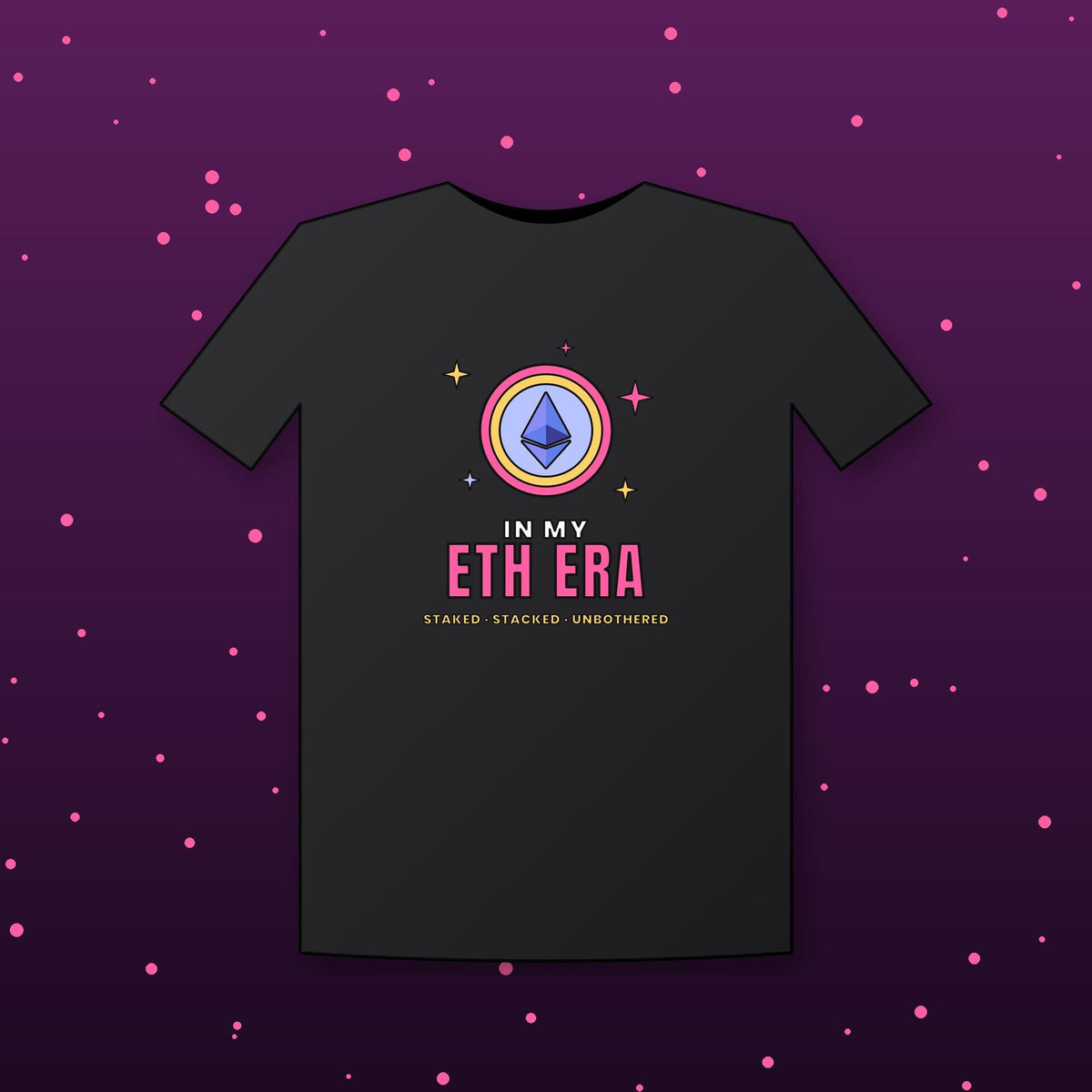 In My ETH Era Shirt, Ethereum T-Shirt, Retro Crypto Tee, Crypto Girl Gift, Ethereum Gift, Trendy Eras Crypto Shirt