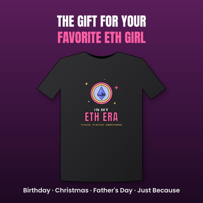 In My ETH Era Shirt, Ethereum T-Shirt, Retro Crypto Tee, Crypto Girl Gift, Ethereum Gift, Trendy Eras Crypto Shirt