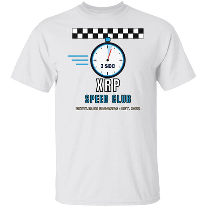 XRP Speed Club Shirt, XRP T-Shirt, Retro Racing Crypto Tee, XRP Army Gift, Crypto Investor Gift, Altcoin Shirt