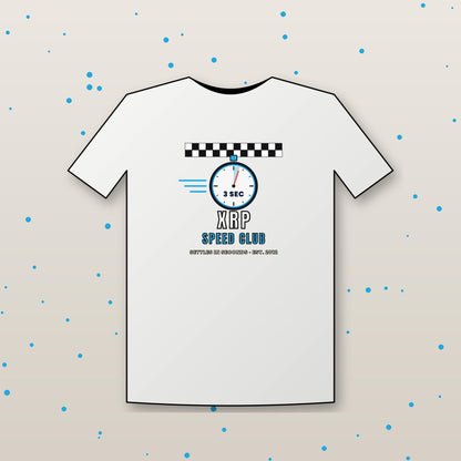 XRP Speed Club Shirt, XRP T-Shirt, Retro Racing Crypto Tee, XRP Army Gift, Crypto Investor Gift, Altcoin Shirt