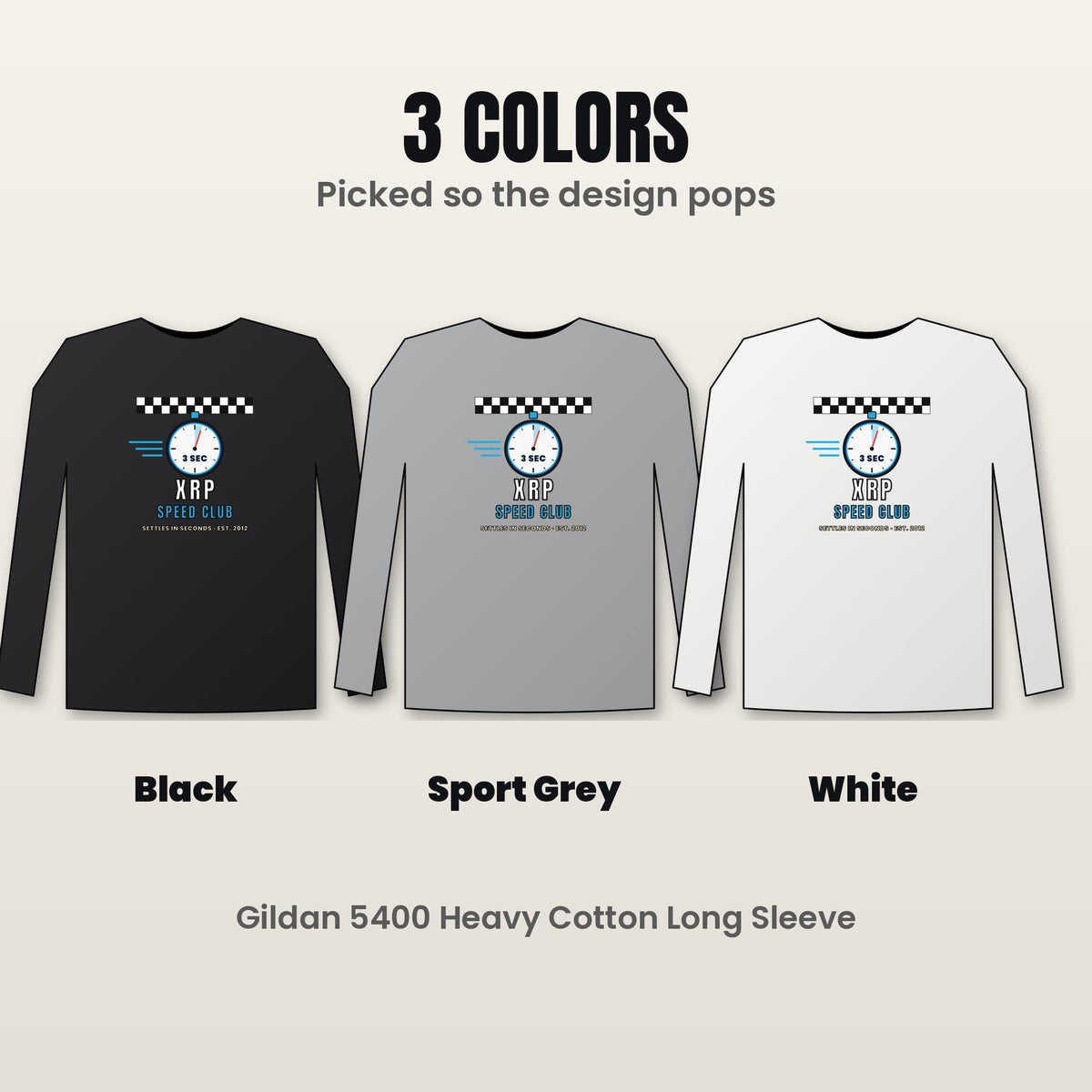 XRP Speed Club Long Sleeve Shirt, XRP Tee, Retro Racing Crypto Shirt, XRP Army Gift