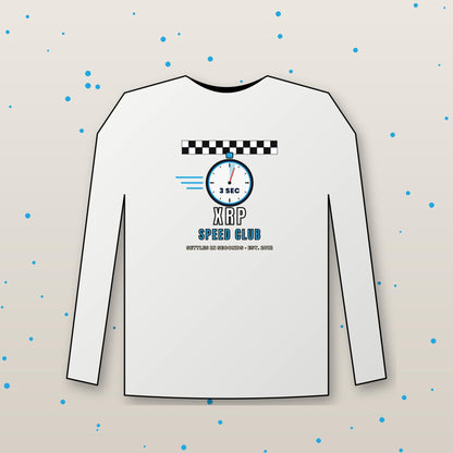 XRP Speed Club Long Sleeve Shirt, XRP Tee, Retro Racing Crypto Shirt, XRP Army Gift