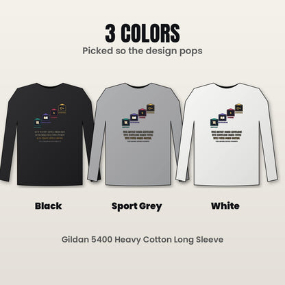 With History Comes Knowledge Long Sleeve Shirt, Knowledge Is Power Tee, Blockchain Crypto Shirt, Investor Gift