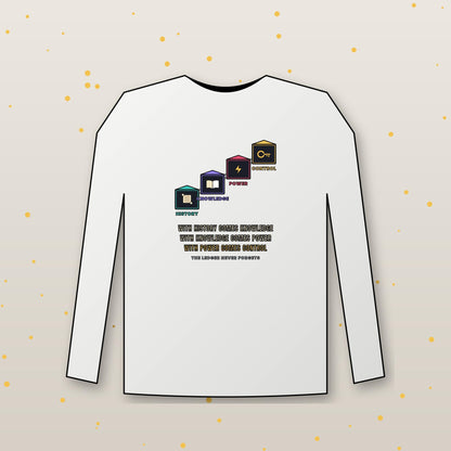 With History Comes Knowledge Long Sleeve Shirt, Knowledge Is Power Tee, Blockchain Crypto Shirt, Investor Gift