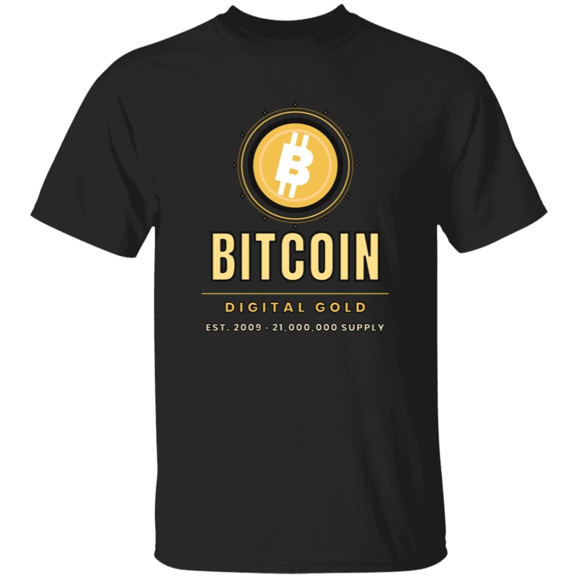 Gold Bitcoin Shirt, Digital Gold T-Shirt, Bitcoin Gift For Men, Crypto Investor Tee, BTC Shirt, Bitcoin Lover Gift