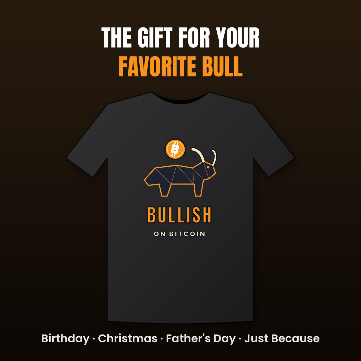 Bitcoin Bull Shirt, Bullish On Bitcoin T-Shirt, Crypto Bull Market Tee, Bitcoin Gift For Men, Crypto Trader Gift