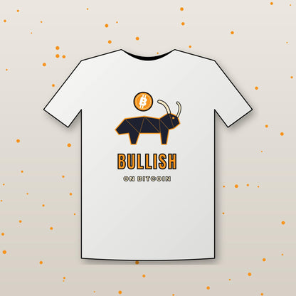 Bitcoin Bull Shirt, Bullish On Bitcoin T-Shirt, Crypto Bull Market Tee, Bitcoin Gift For Men, Crypto Trader Gift
