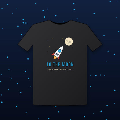 XRP To The Moon Shirt, Army T-Shirt, Rocket Crypto Tee, Altcoin Holder Gift, Crypto Investor Gift, Ripple Fan Shirt