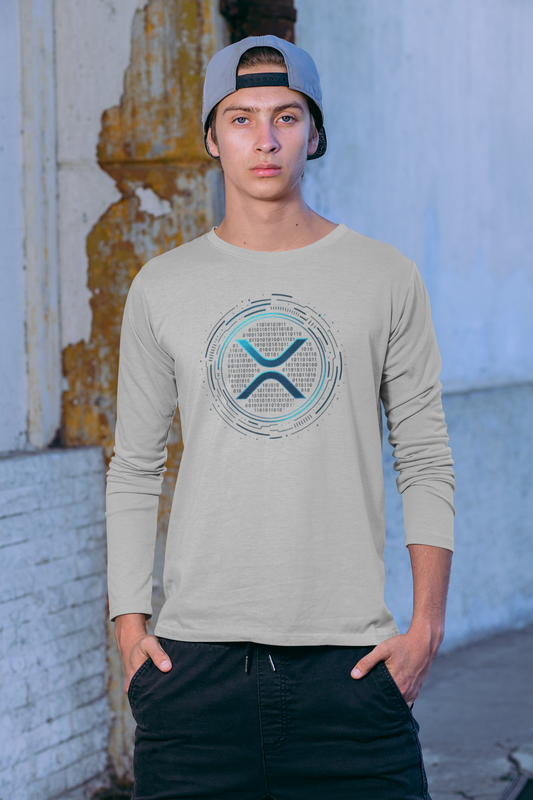 Futuristic Blockchain XRP Crypto Long Sleeve